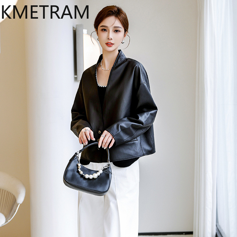 Winter Clothing Layers - KMETRAM Oryginalna kurtka damska z naturalnej