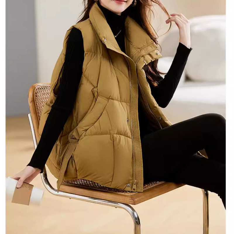 Winter Clothing Colors 2026 - Damska kurtka puchowa 2026 lekka, cienka,