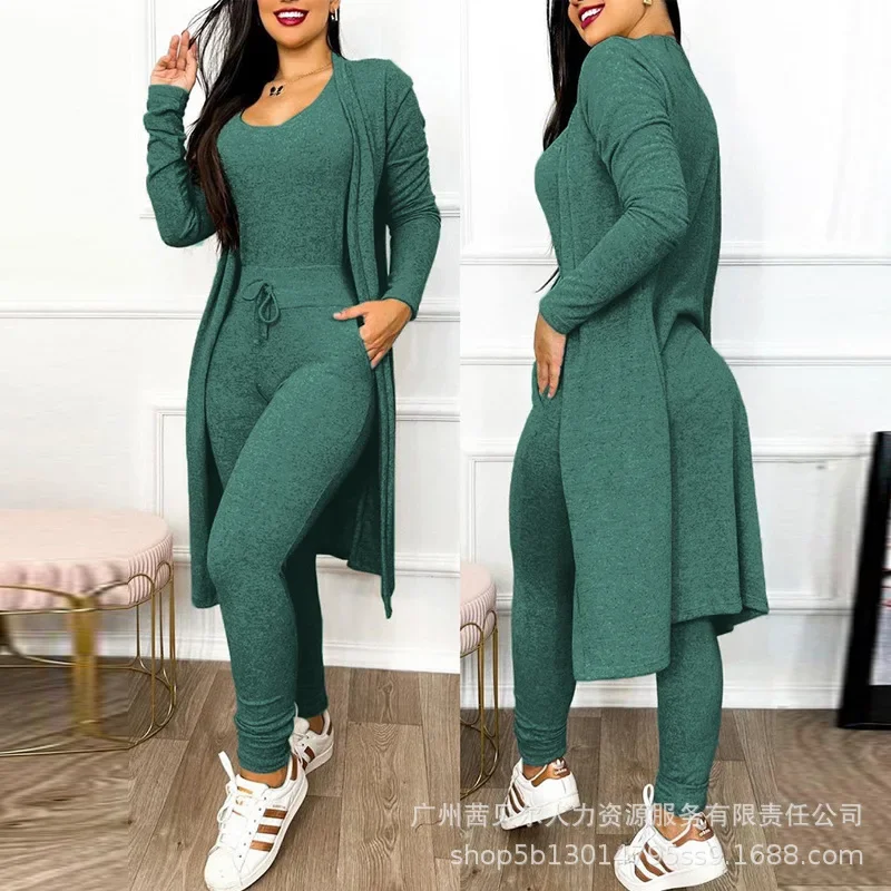 Winter Clothing Women Sale - Zestaw kombinezon i płaszcz 2026, jesień,