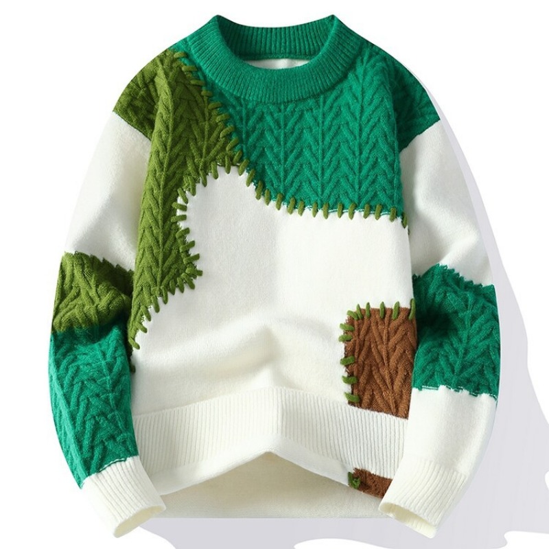 Quality Winter Clothing - Nowe mody męskie swetry z okrągłym