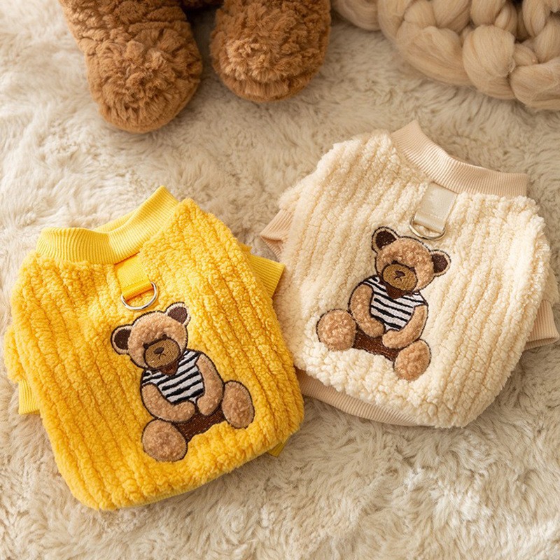 Yellow Winter Clothing - Urocze żółte ubranko dla zwierząt w
