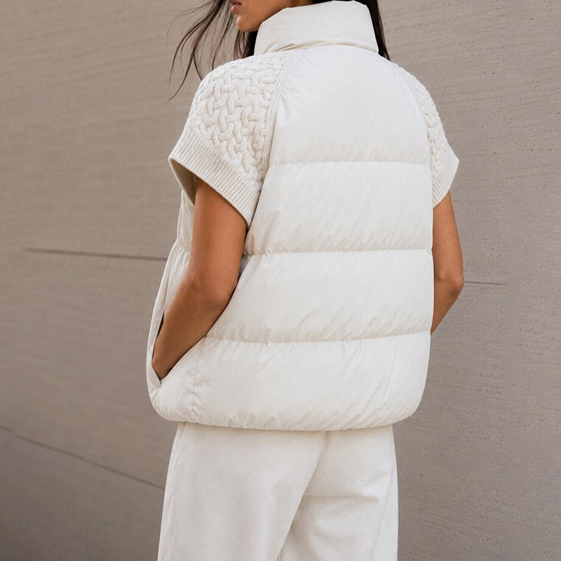 Damska elegancka krótka kamize – Padded Vest Gilet recenzja i cena