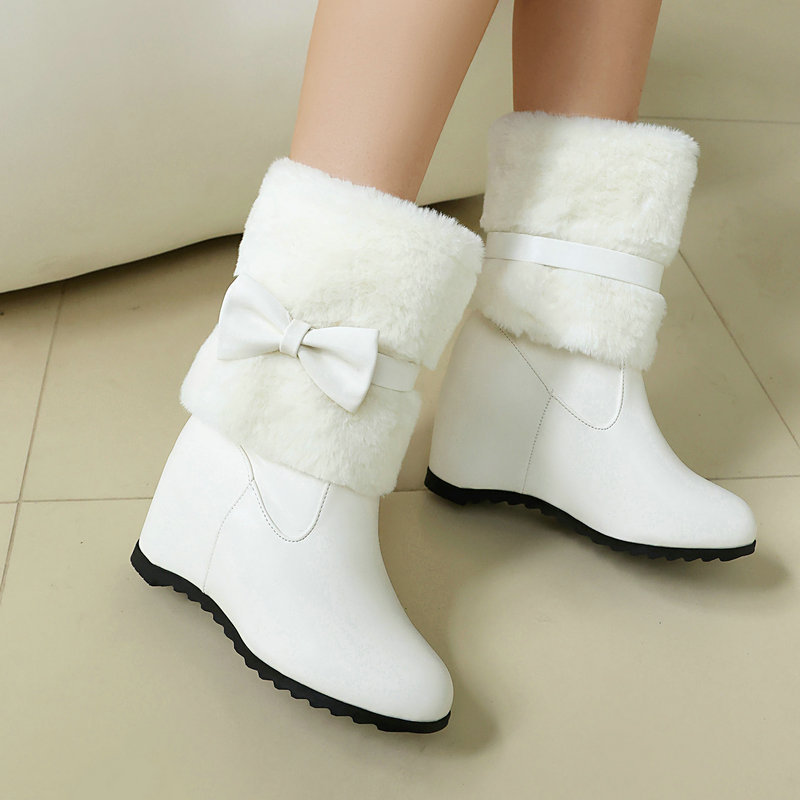 Damskie czarno-białe zimowe bu – Snow Boot Fur Lined recenzja i cena