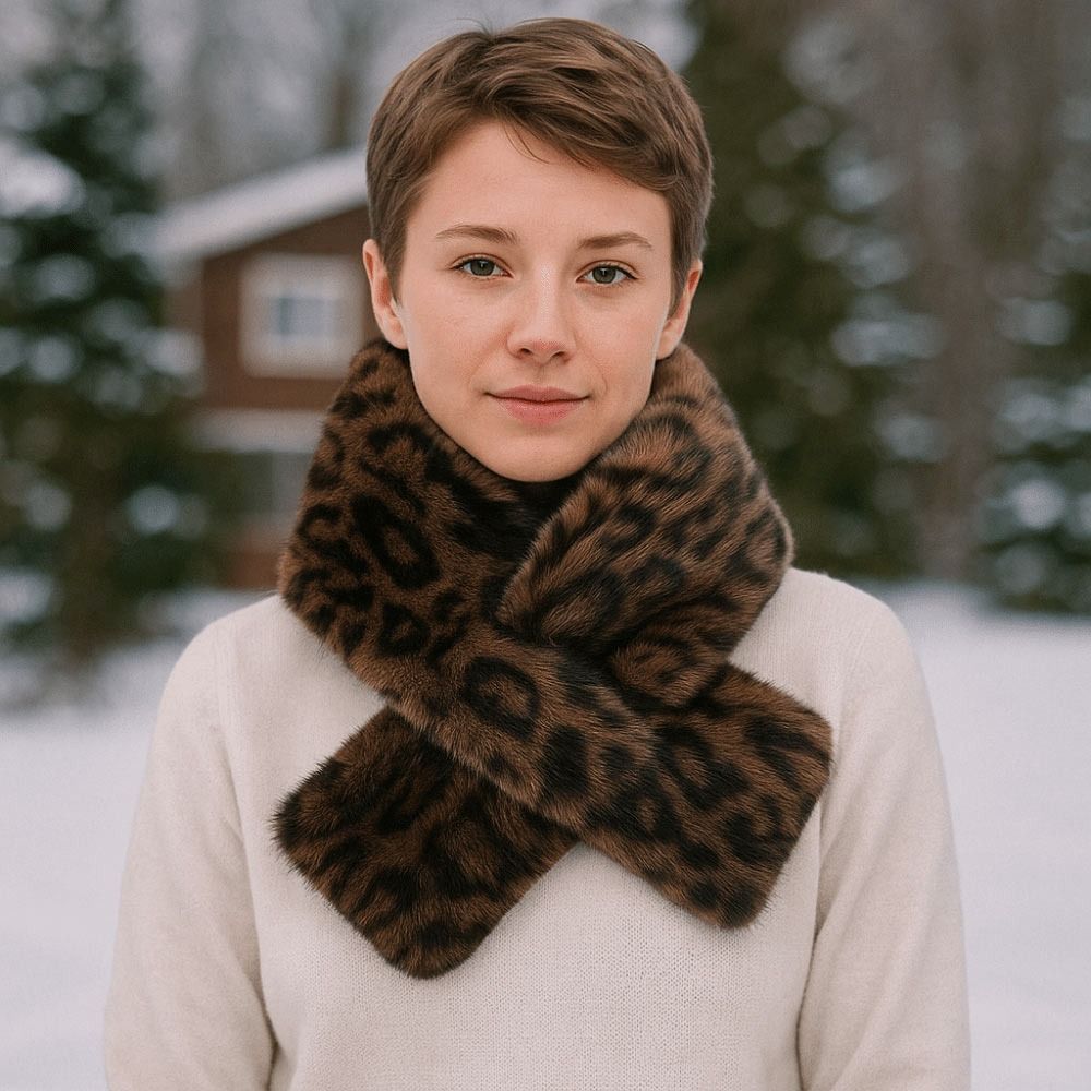 Modny futrzany kołnierz ze szt – Winter Clothing Accessories recenzja i cena