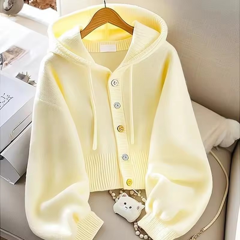 Modny damski sweter z kapturem – Yellow Winter Clothing recenzja i cena
