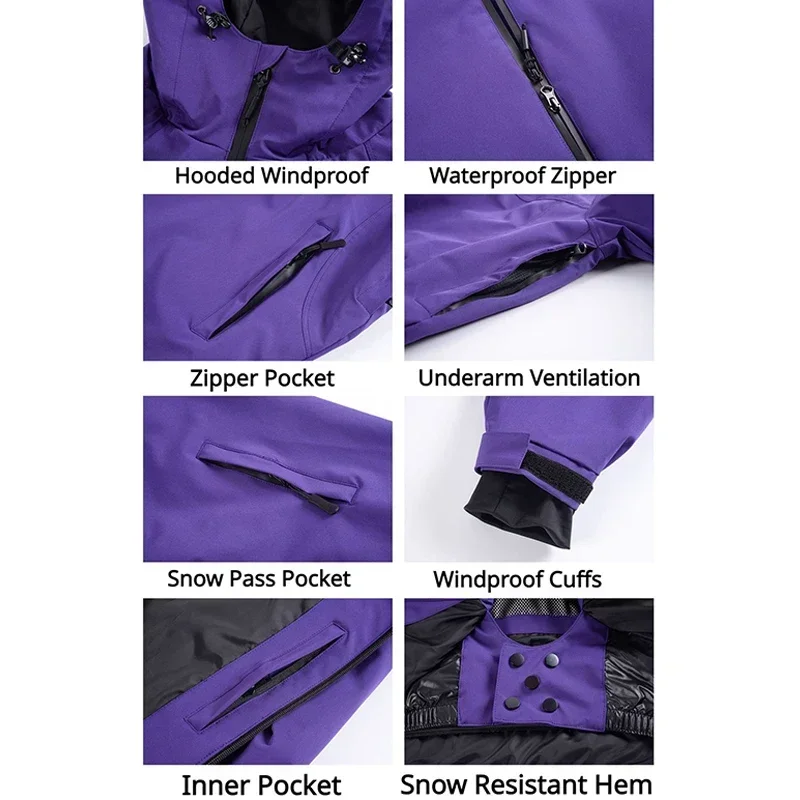 Męska zimowa odzież narciarska – Ski Pants Waterproof recenzja i cena
