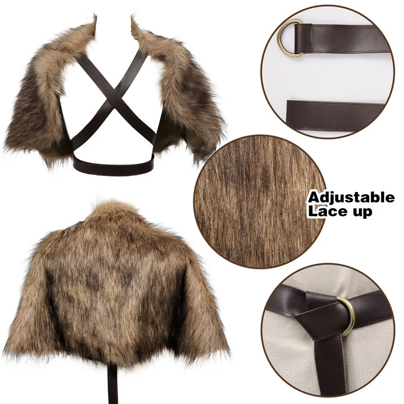 Peleryna wikingów z kołnierzem – Winter Clothing Accessories recenzja i cena