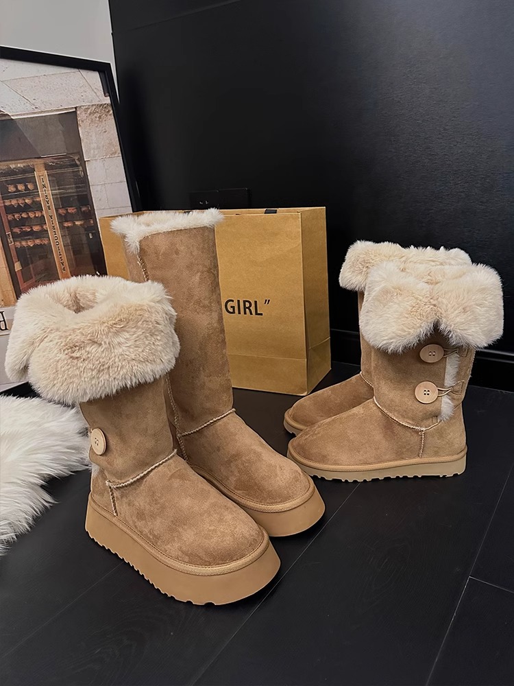 Zimowe ocieplane pluszem, bard – Snow Boot Fur Lined recenzja i cena