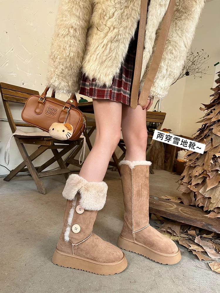 Zimowe ocieplane pluszem, bard – Snow Boot Fur Lined recenzja i cena
