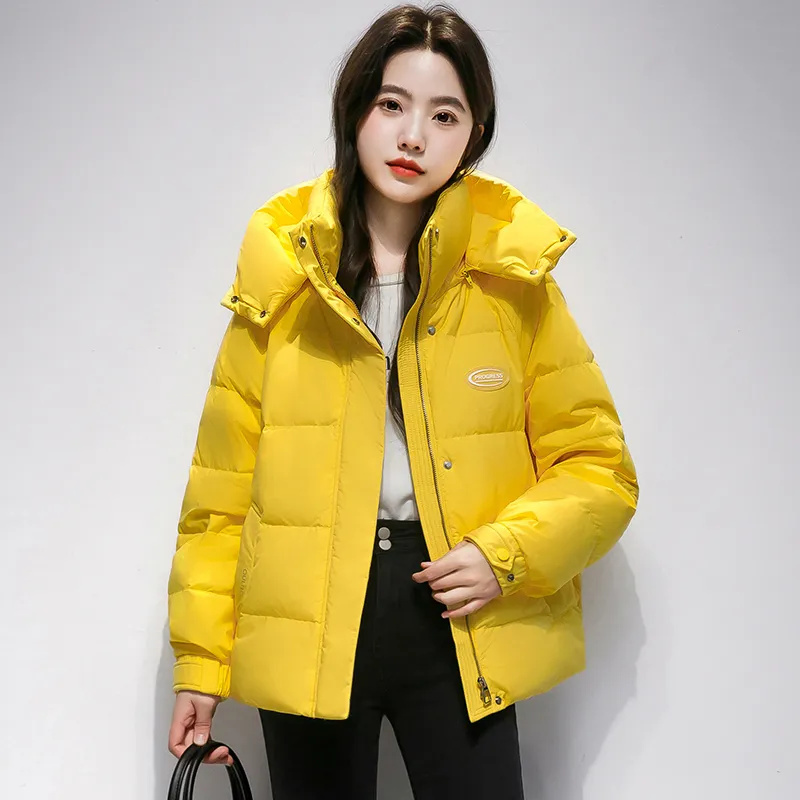 Żółty zimowy krótki płaszcz da – Yellow Winter Clothing recenzja i cena