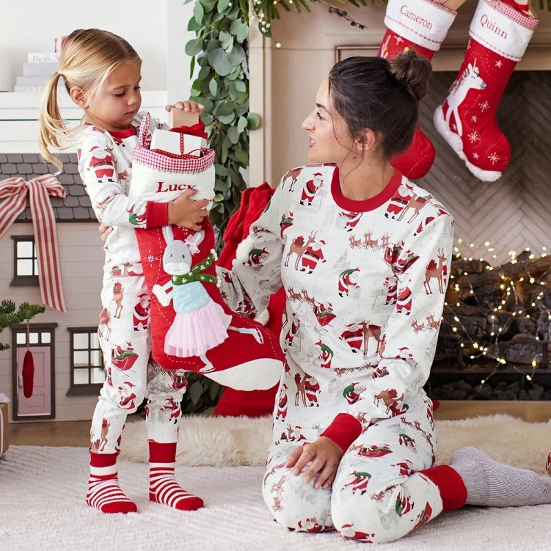 Świąteczne piżamy rodzinne z n – Winter Clothing Looks recenzja i cena