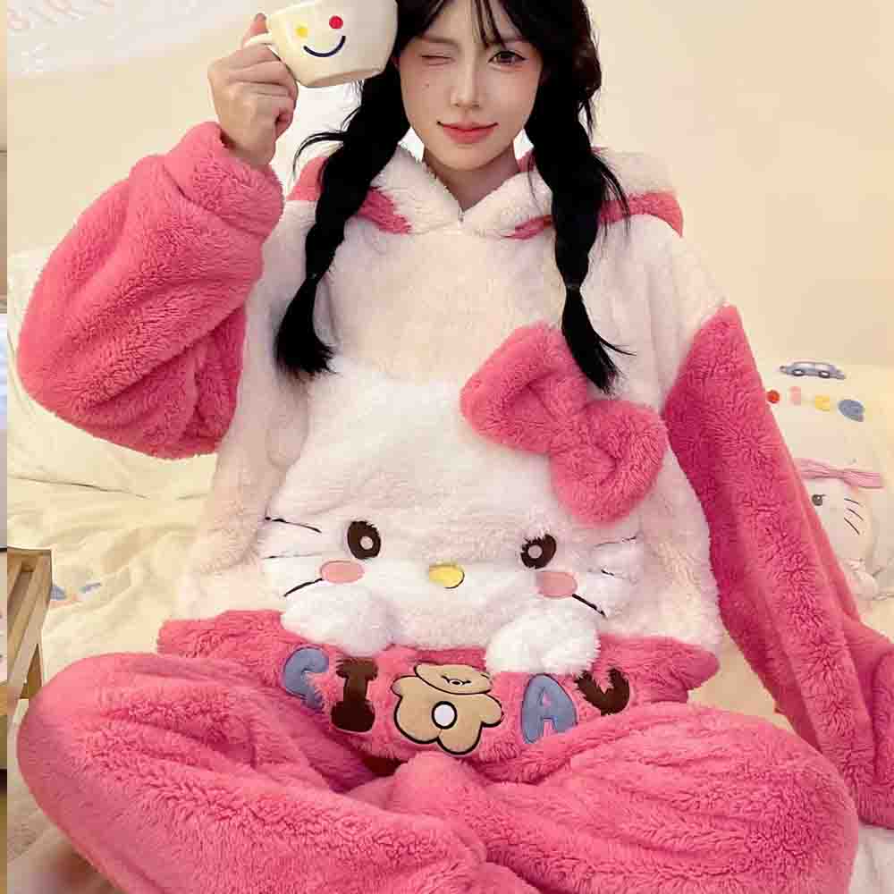 Piżama damska Hello Kitty Kuro – Winter Clothing Girls recenzja i cena