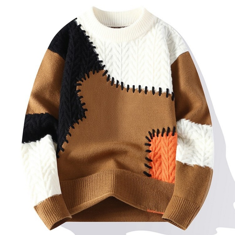 Nowe mody męskie swetry z okrą – Quality Winter Clothing recenzja i cena