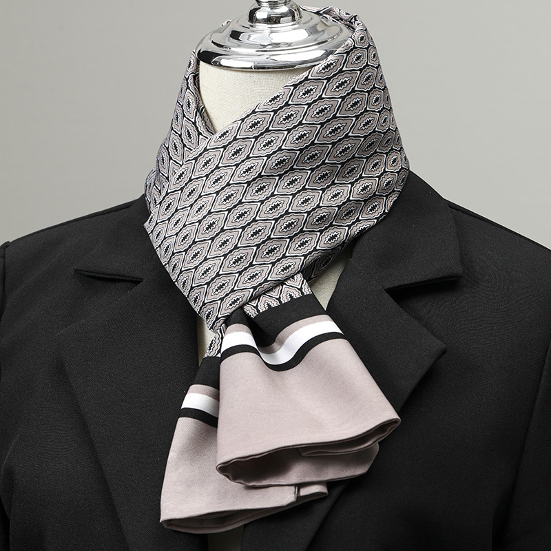 Męski szalik imitujący jedwab, – Winter Clothing Gear recenzja i cena