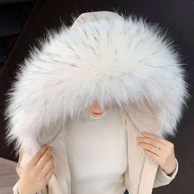 Odpinany kołnierz ze sztuczneg – Winter Clothing Women Sale recenzja i cena
