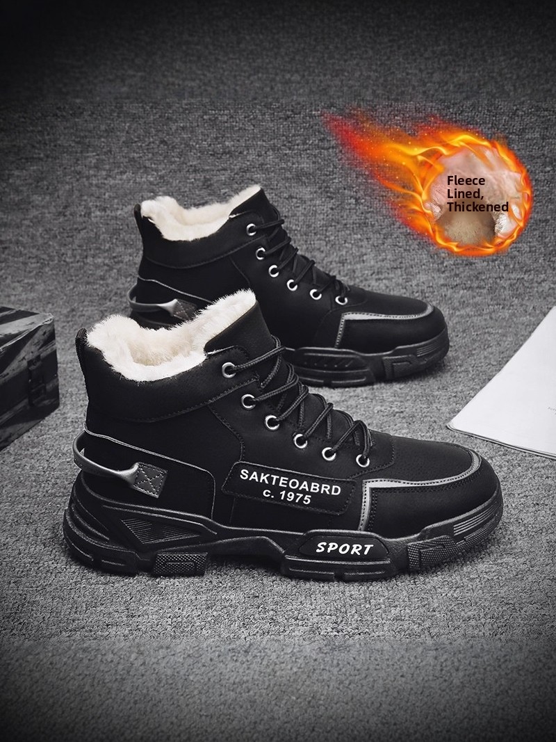 Męskie buty śniegowce zimowe,  – Snow Boot Fur Lined recenzja i cena
