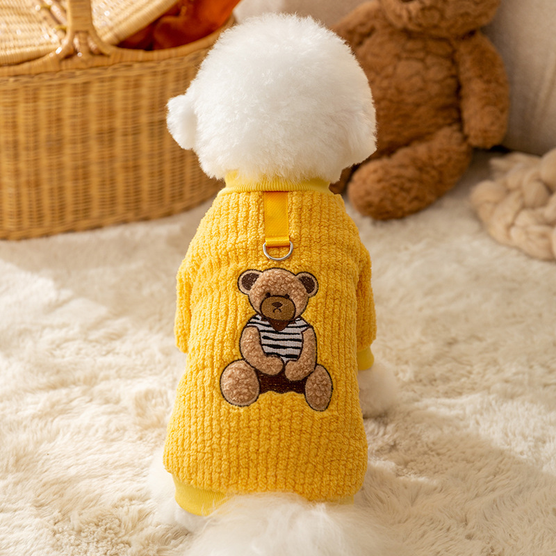 Urocze żółte ubranko dla zwier – Yellow Winter Clothing recenzja i cena