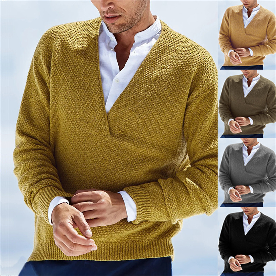 Męskie swetry na jesień i zimę – Yellow Winter Clothing recenzja i cena