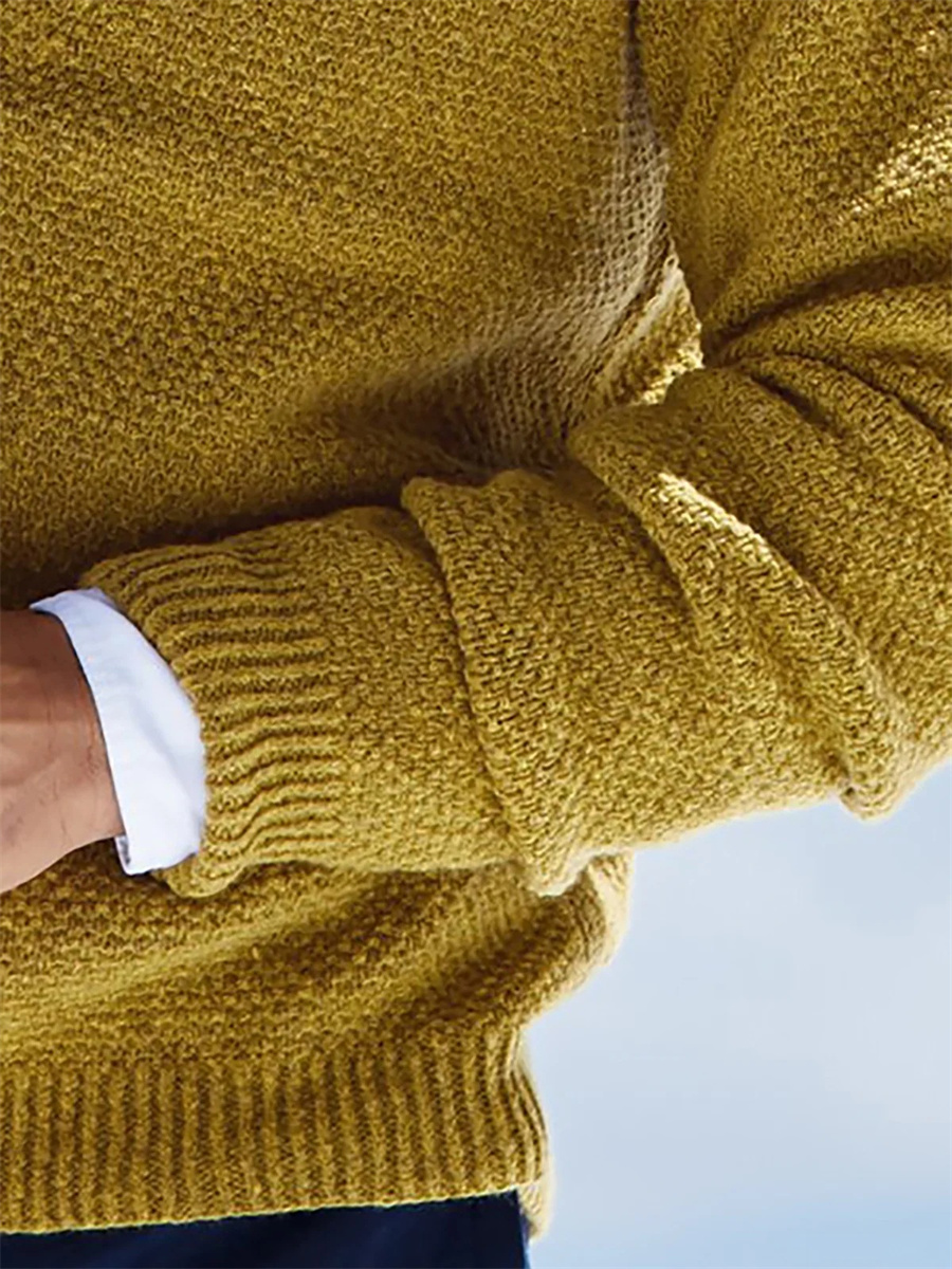 Męskie swetry na jesień i zimę – Yellow Winter Clothing recenzja i cena